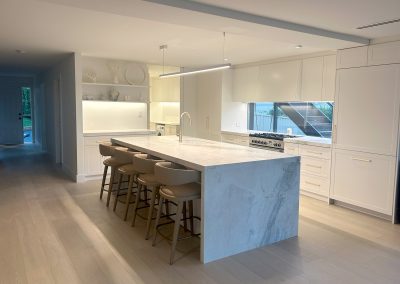 Stunning white kitchen in 63 Saunders Bay Road, Caringbah