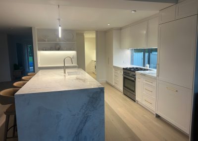 Stunning white kitchen in 63 Saunders Bay Road, Caringbah