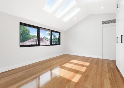 skylights in modern renovatied room